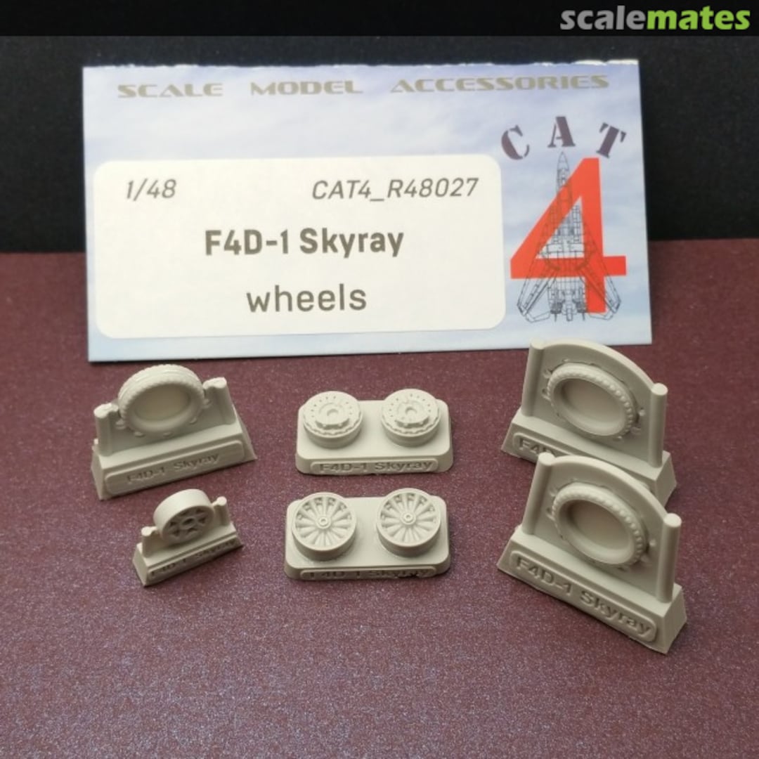 Boxart F4D-1 Skyray - Wheels CAT4_R48027 CAT4