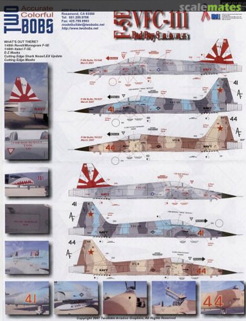 Boxart F-5E VFC-111 48-143 TwoBobs Aviation Graphics