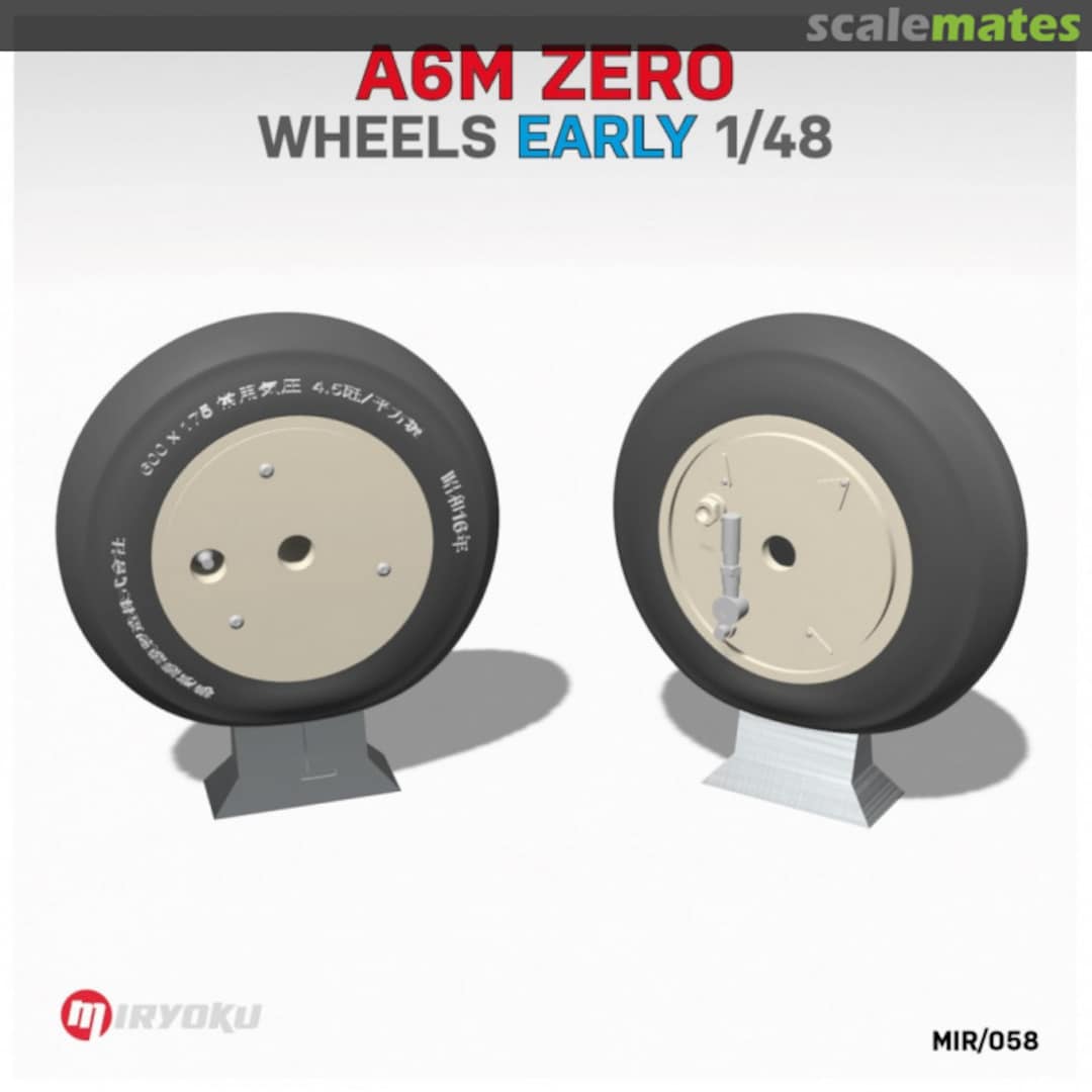 Boxart A6M zero wheels early MIR-058 Miryoku