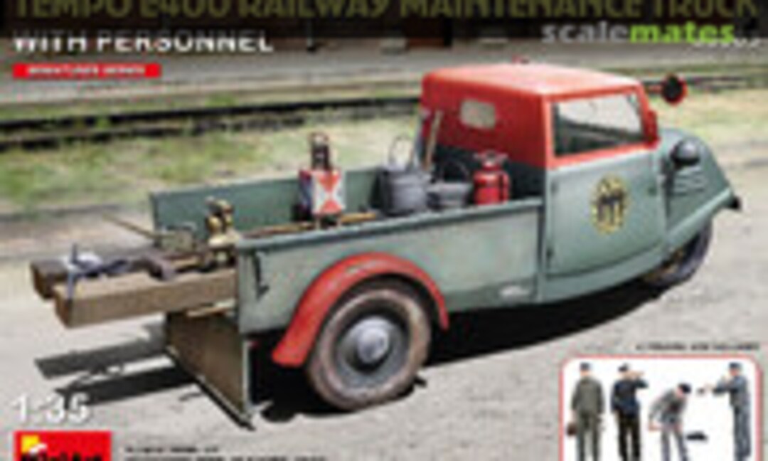 1:35 Tempo E400 railway maintenance truck (MiniArt 38063)