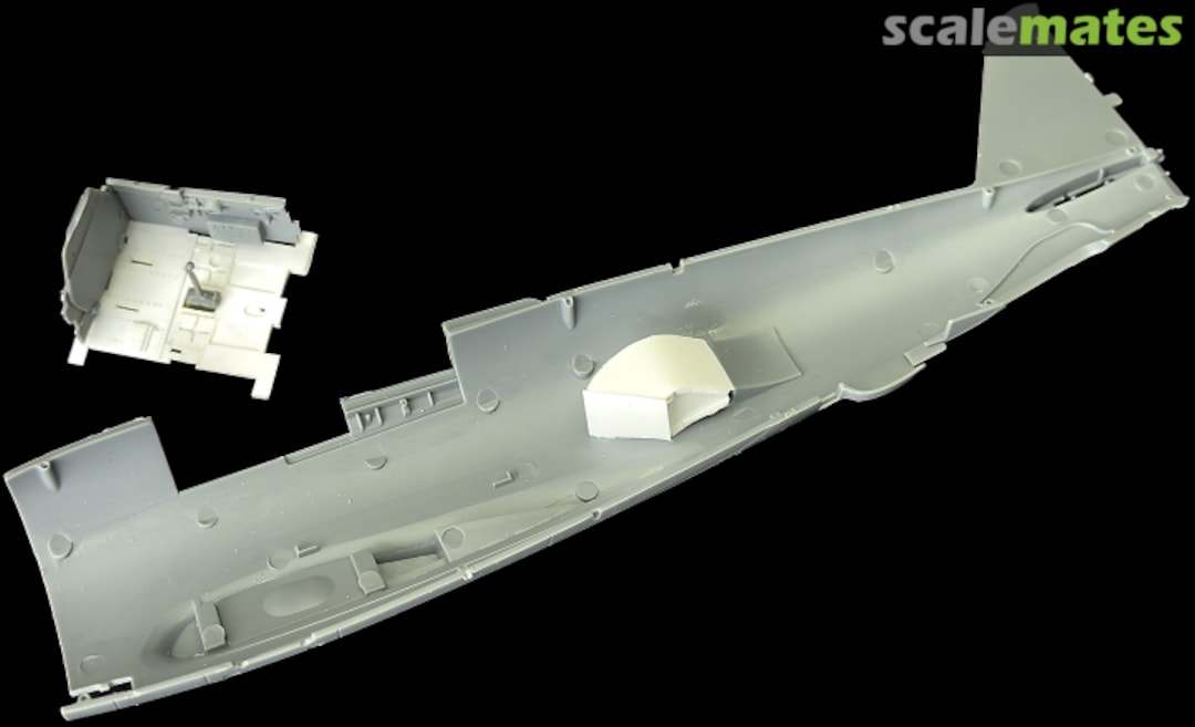 Boxart P-47D-25 Styrene Sheet Metal Floor and Ducts for the Miniart Thunderbolts HAD48021 Hawaiian Air Depot