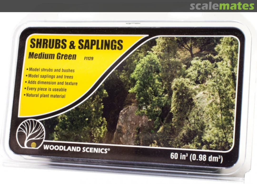 Boxart Shrubs & Saplings - Medium Green F1129 Woodland Scenics