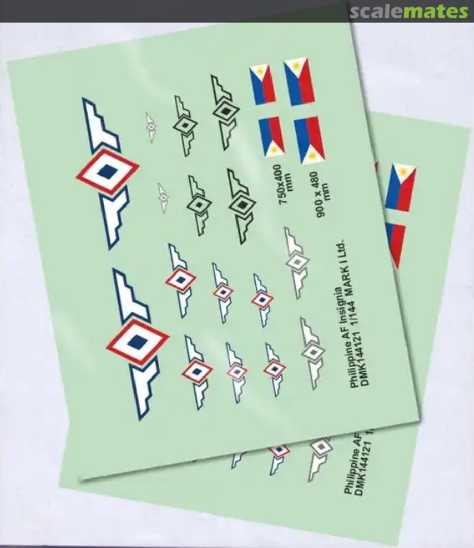 Boxart Philippine Air Force Insignia DMK144121 Mark I Models