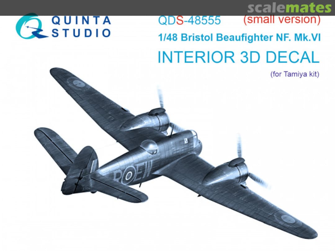 Boxart Bristol Beaufighter NF.Mk.VI interior 3D decals (small version) QDS-48555 Quinta Studio