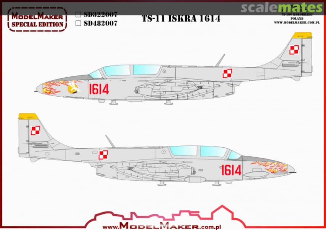 Boxart TS-11 Iskra 1614 SD482007 ModelMaker