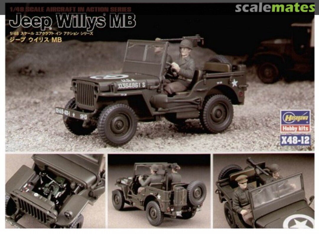 Boxart Jeep Willys MB 36012-1500 Hasegawa