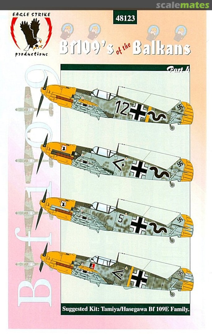 Boxart Bf 109's of the Balkans 48123 Eagle Strike Productions