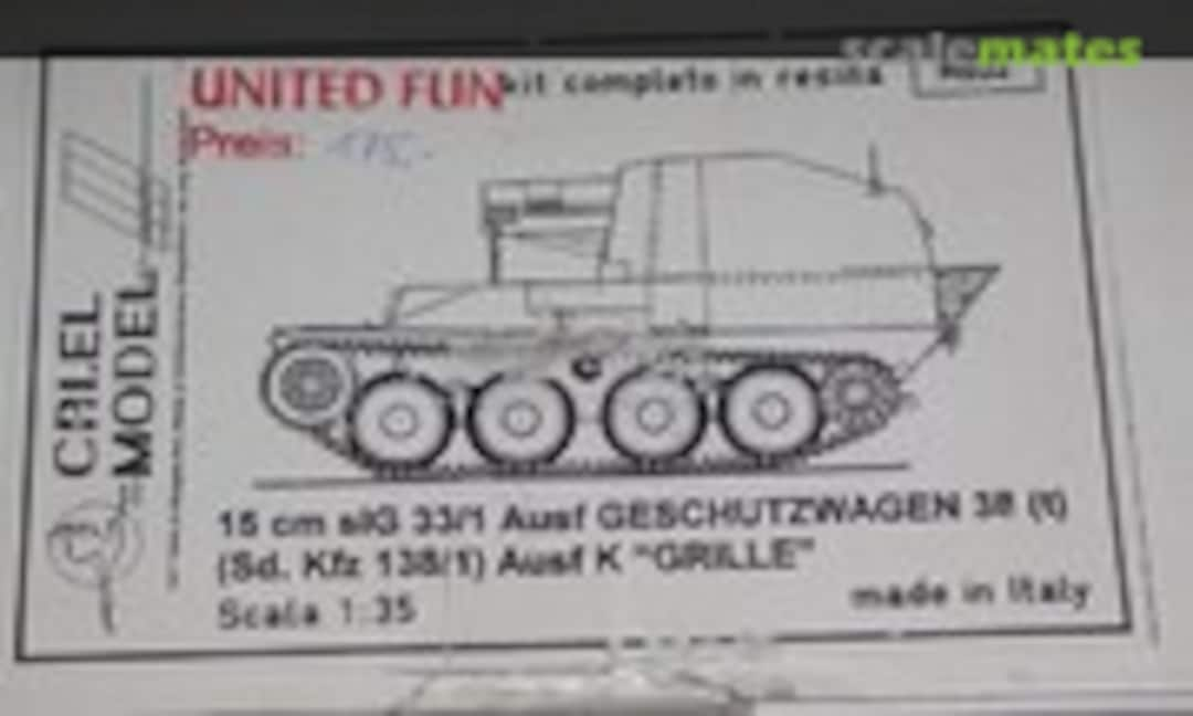 1:35 15cm sIG 33/1 Ausf Geschutzwagen 38(t) (Sd.Kfz. 138/1) Ausf K &quot;Grille&quot; (CRIEL.MODEL R032)