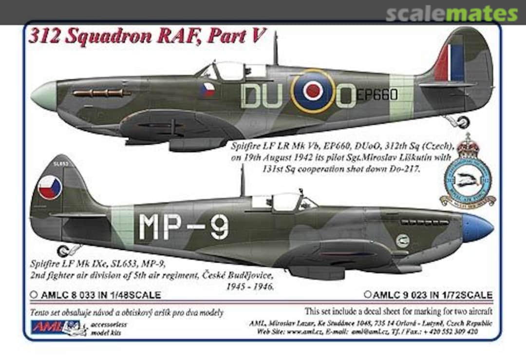 Boxart 312th Squadron RAF, Part V AMLC8033 AML