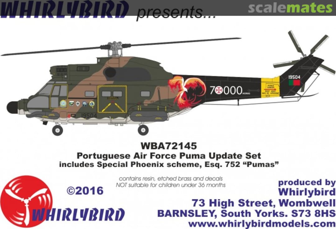 Boxart Puma - Portuguese Air Force WBA72145 Whirlybird