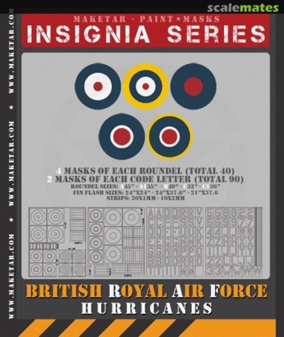 Boxart British RAF Hurricanes MM32045 Maketar