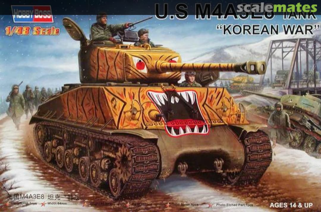 Boxart M4A3E8 Tank 84804 HobbyBoss