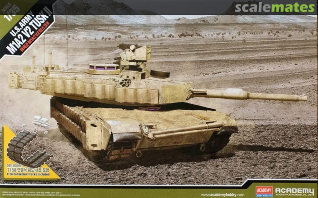 Boxart M1A2 Abrams SEP v2 TUSK II 13504 Academy