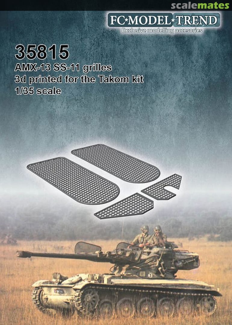 Boxart AMX-13 SS-11 Grilles 35815 FC Model Trend