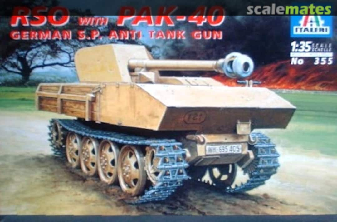 Boxart RSO with PAK 40 355 Italeri