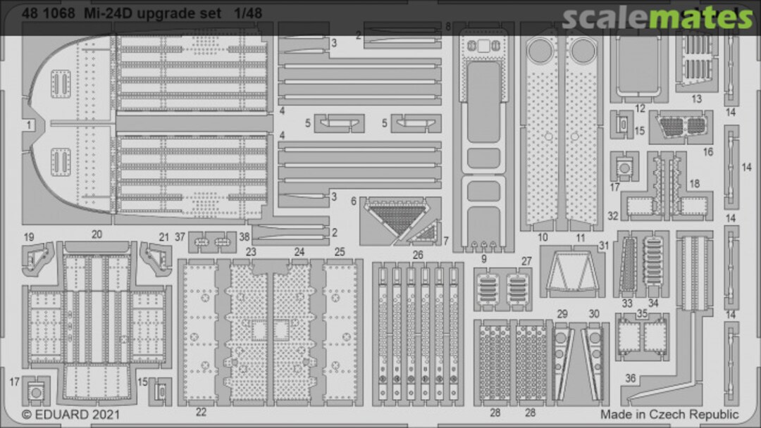 Boxart Mi-24D upgrade set 481068 Eduard