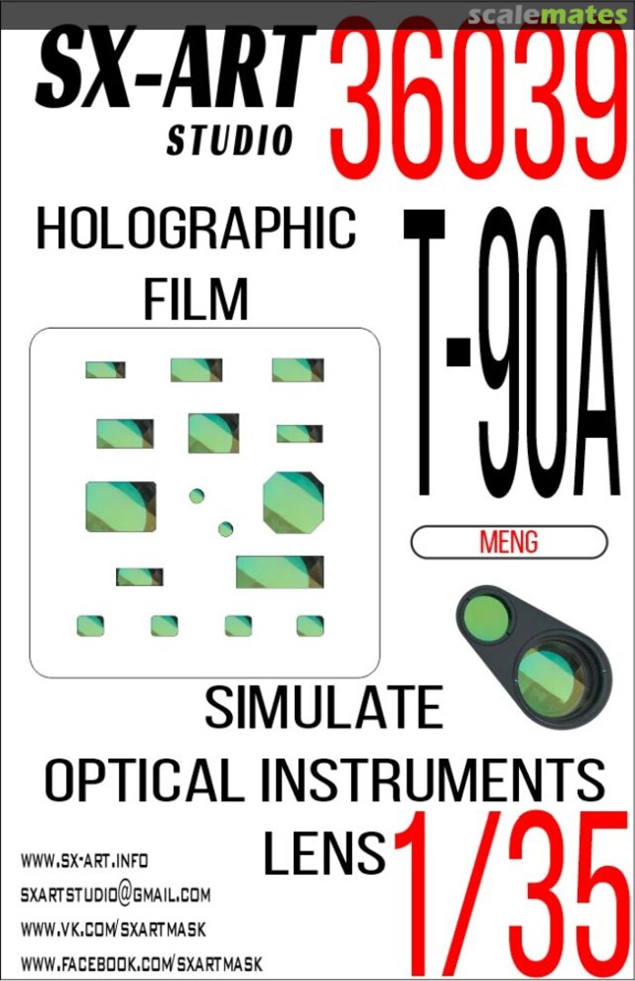 Boxart T-90A holographic film (green) 36039 SX-Art