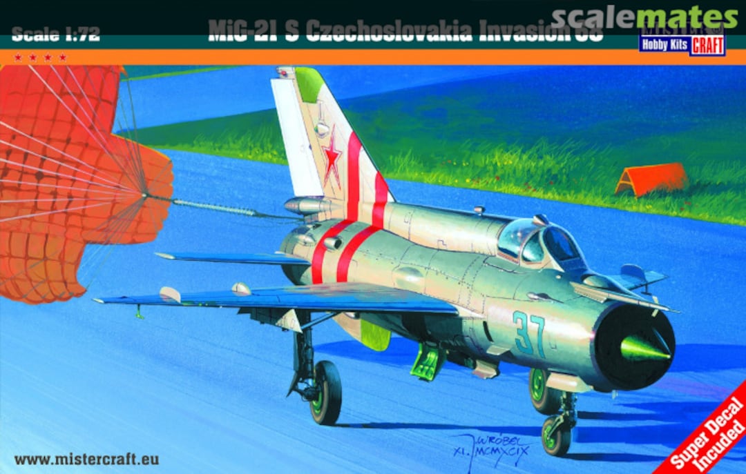 Boxart MiG-21 S Czechoslovakia Invasion '68 C-13 MisterCraft