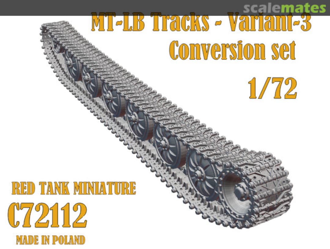 Boxart MT-LB Tracks – Variant 3 C72112 Red Tank Miniature