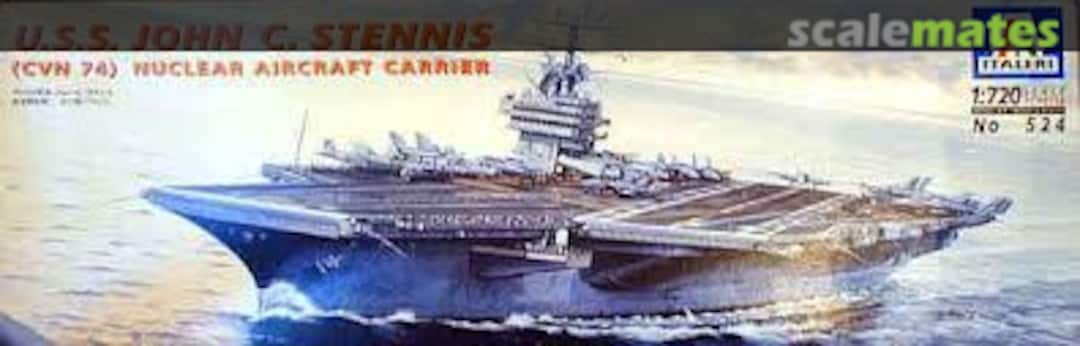 Boxart USS John C Stennis CVN-74 524 Italeri