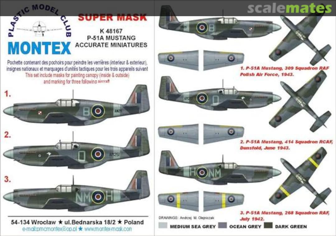 Boxart P-51A Mustang K48167 Montex