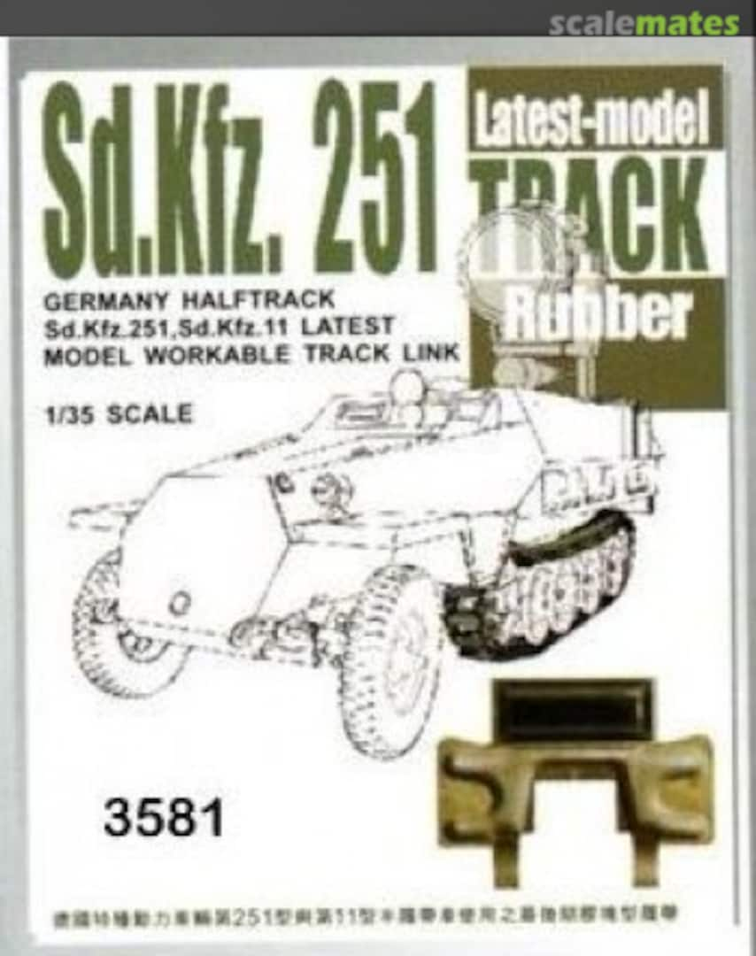 Boxart Sd.Kfz. 251, Sd.Kfz. 11 Workable Track Link AF35081 AFV Club