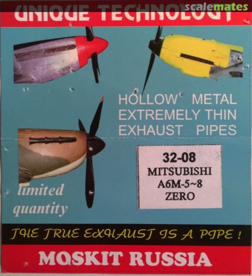 Boxart Mitsubishi A6M5 Exhaust 32-08 Moskit