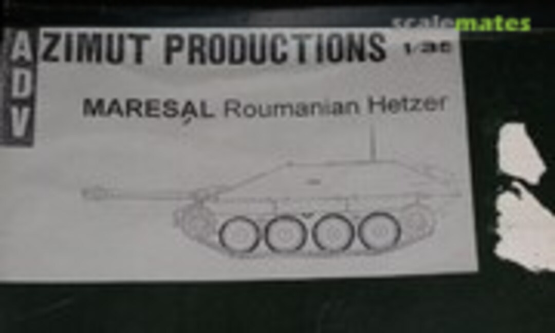 1:35 Mareșal (Marshal) Romanian WWII tank hunter full resin kit (ADV Azimut 35007)