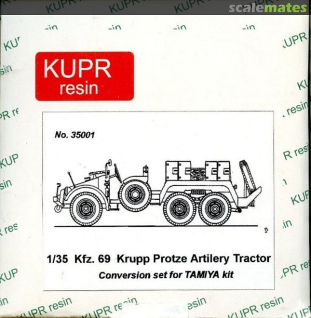 Boxart Kfz. 69 Krupp Protze artillery tractor K35001 KUPR