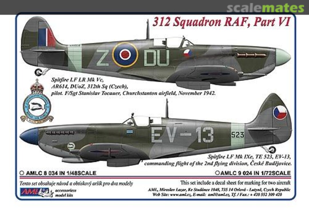 Boxart 312th Squadron RAF, Part VI AMLC8034 AML