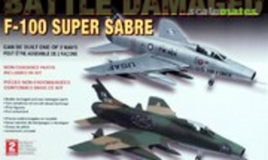 1:72 Battle Damaged F-100 Super Sabre (Lindberg 70964)