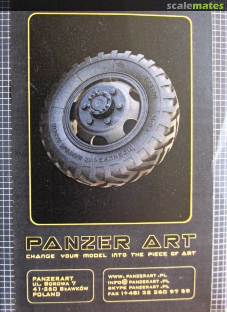 Boxart ZiS-151 Road Wheels (Moskovskij Zavod) RE35-391 Panzer Art