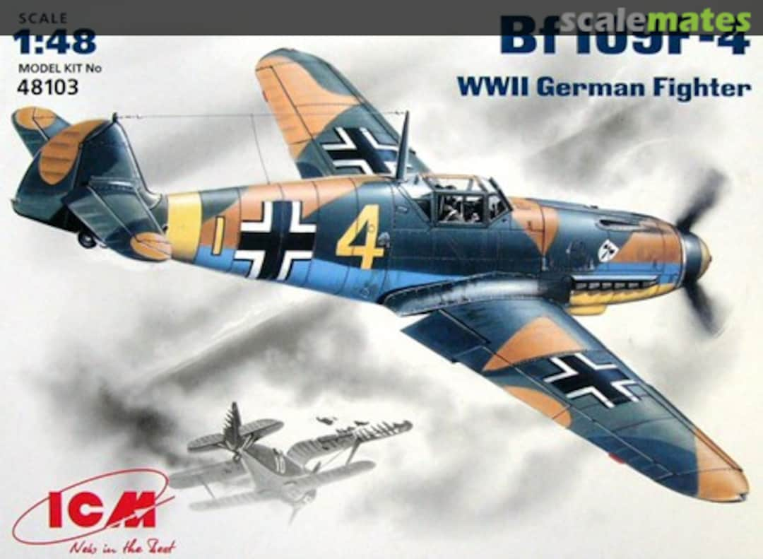 Boxart Bf 109F-4 48103 ICM