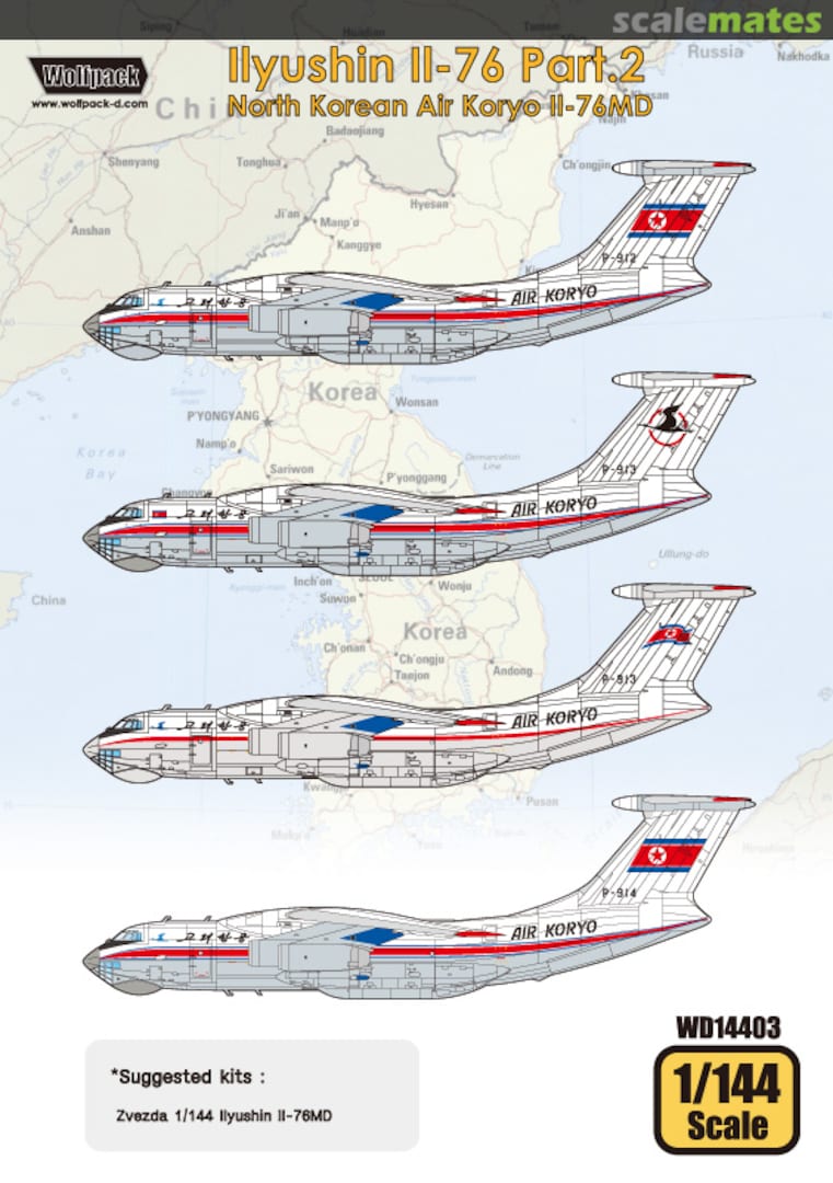 Boxart Ilyushin Il-76 Part.2 - North Korean Il-76MD WD14403 Wolfpack