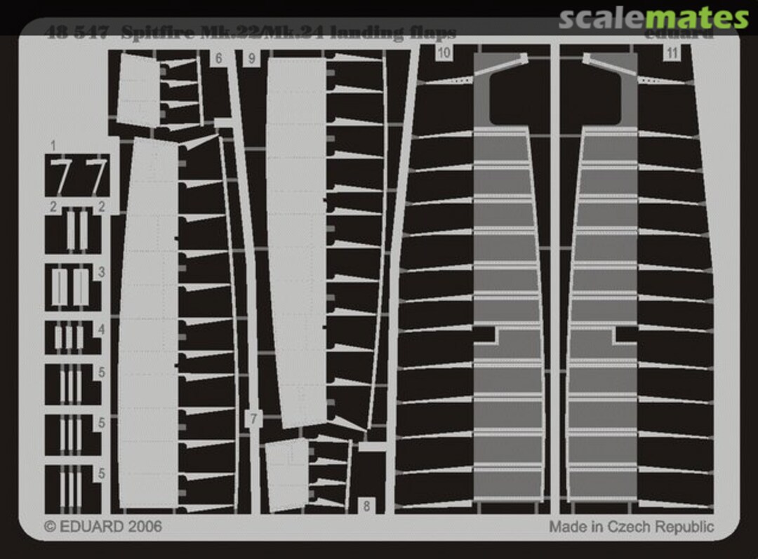 Boxart Spitfire Mk.22/Mk.24 Landing Flaps 48547 Eduard