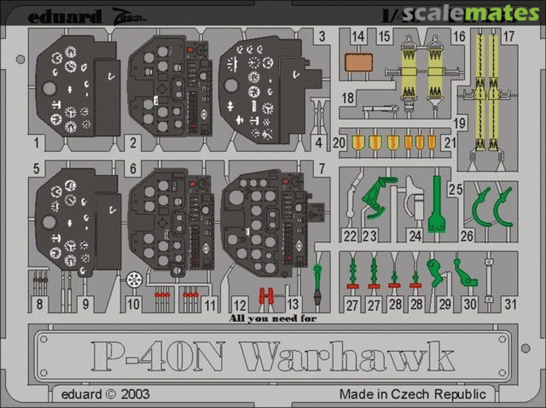 Boxart P-40N Warhawk FE233 Eduard