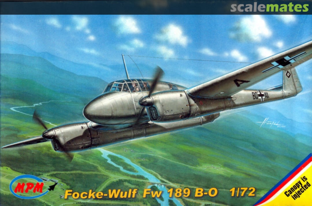 Boxart Focke-Wulf Fw 189 B-0 72506 MPM Production