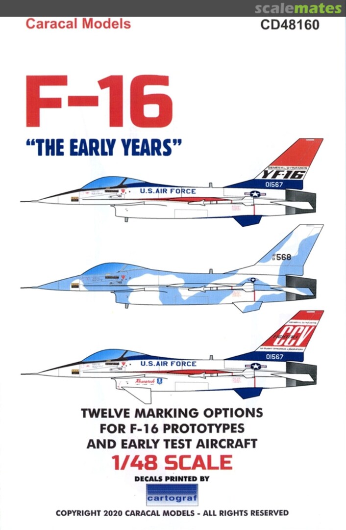 Boxart F-16 CD48160 Caracal Models