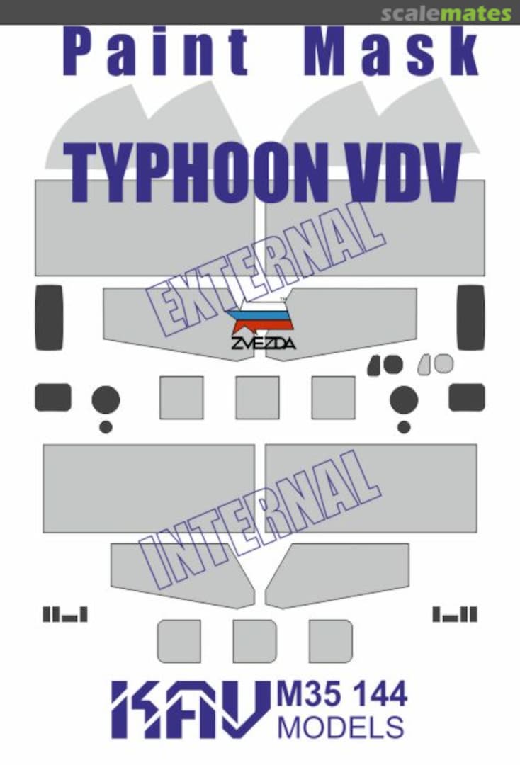 Boxart Typhoon VDV masks KAV M35 144 KAV models