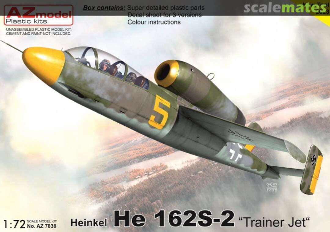 Boxart Heinkel He 162S-2 AZ 7838 AZmodel