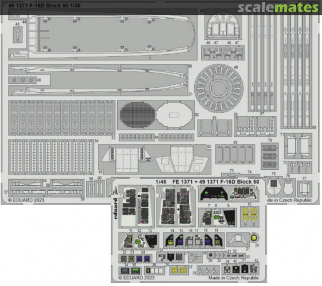 Boxart F-16D Block 50 491371 Eduard