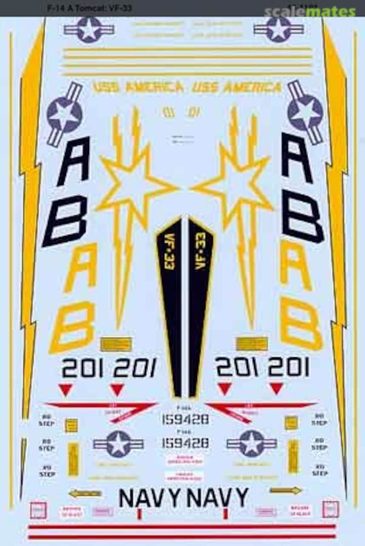 Boxart F-14A Tomcat 48-1191 Microscale