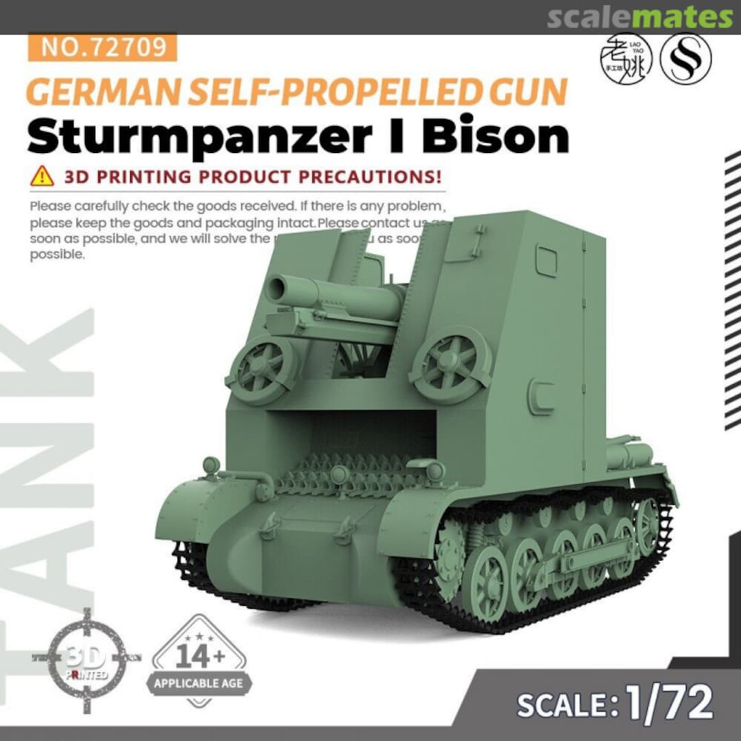 Boxart Sturmpanzer I Bison 72709 SSMODEL