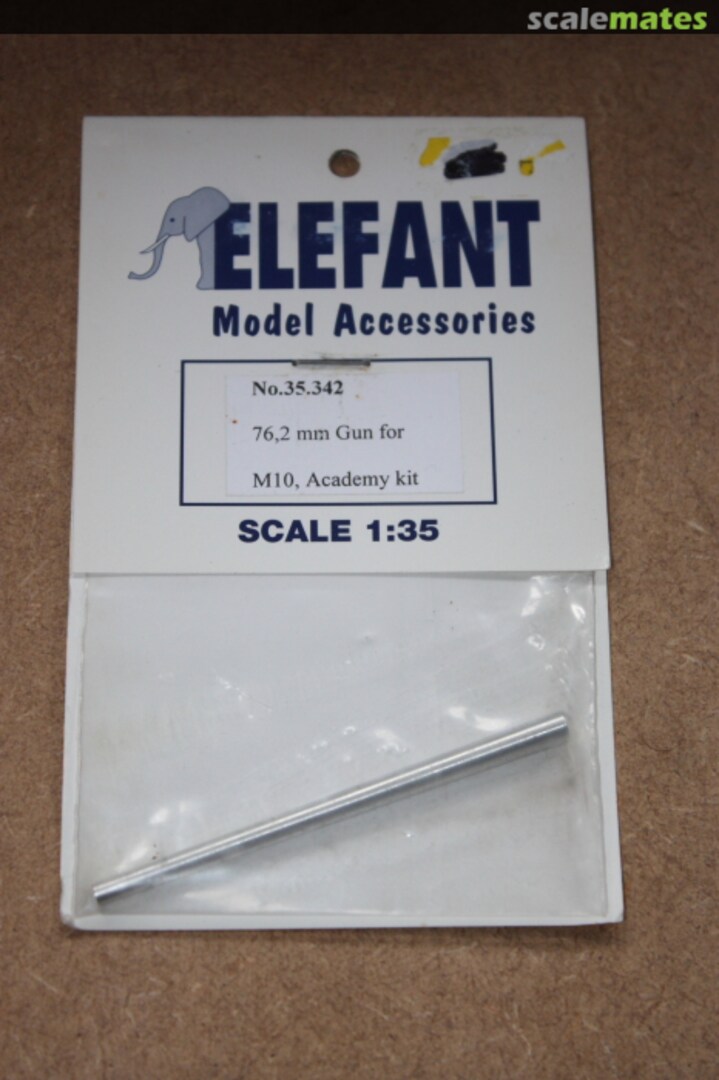 Boxart 76.2mm Gun for M10 Academy kit 35.342 Elefant