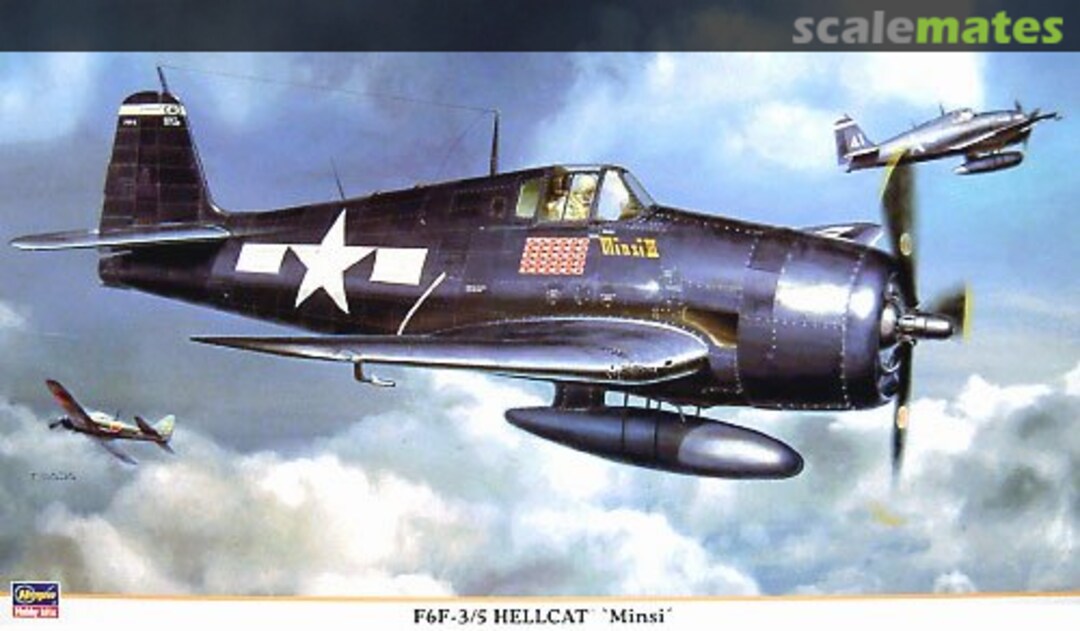 Boxart F6F-3 F6F-5 Hellcat Minsi 09561 Hasegawa