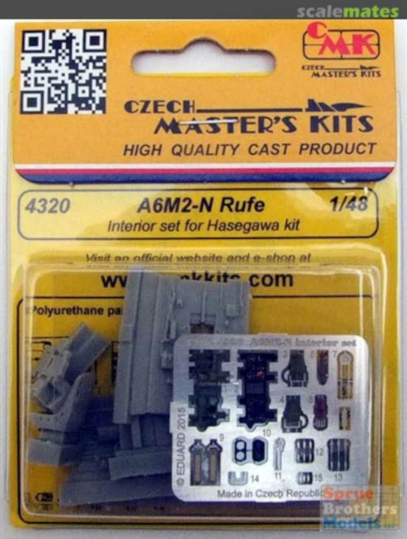 Boxart 4320 A6M2-N Rufe Interior Set 4320 CMK