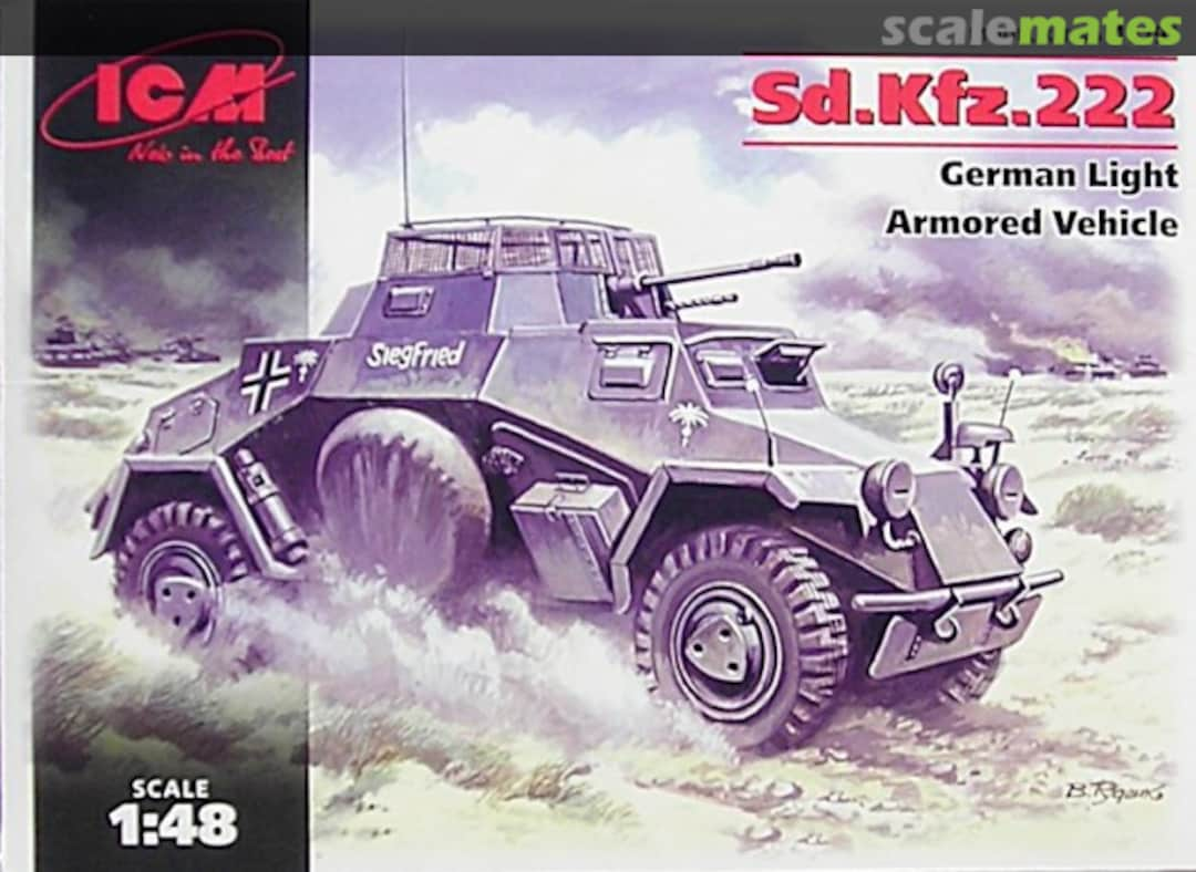 Boxart Sd.Kfz.222 48191 ICM