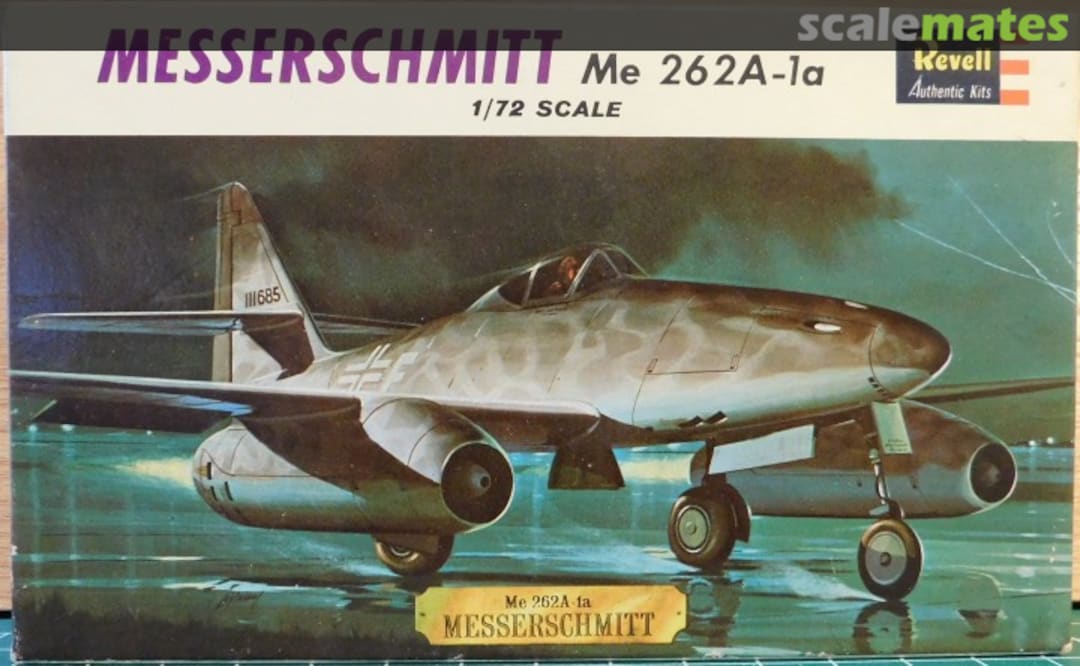 Boxart Messerschmitt Me 262A-1a H-624:50 Revell