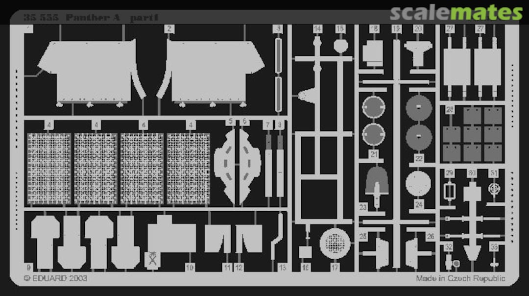 Boxart Panther Ausf. A 35555 Eduard