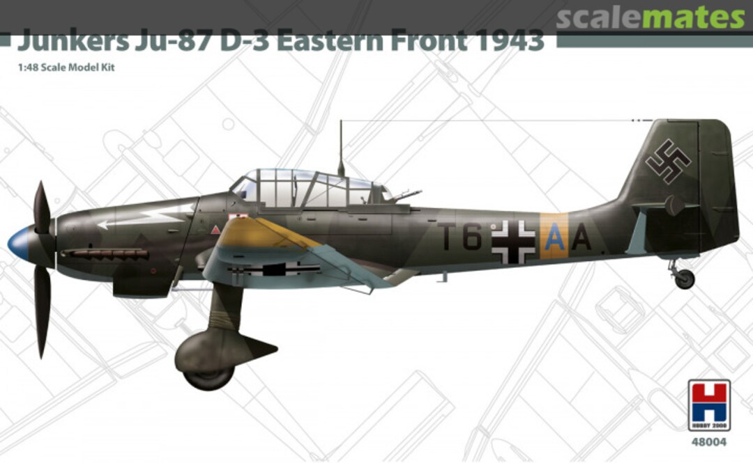 Boxart Junkers Ju-87D-3 48004 Hobby 2000